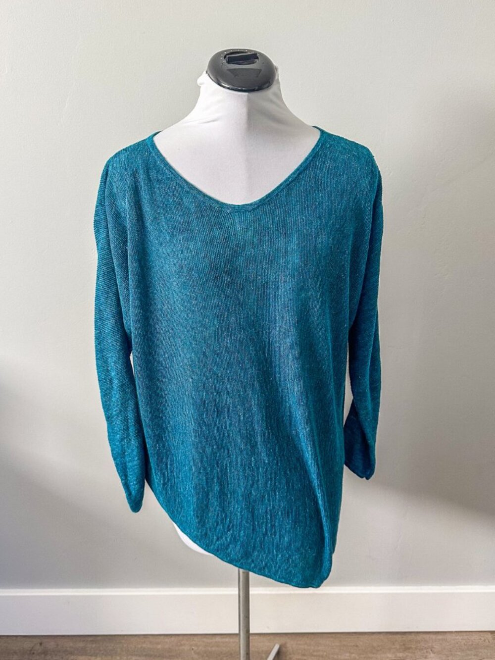 Eileen Fisher Linen Blend Pullover Sweater